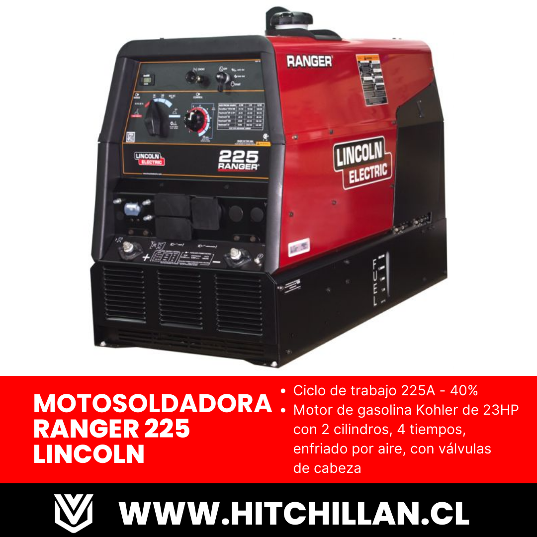 Moto Soldadora Ranger 225 Lincoln